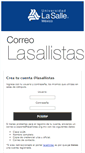 Mobile Screenshot of correo.lasallistas.org.mx